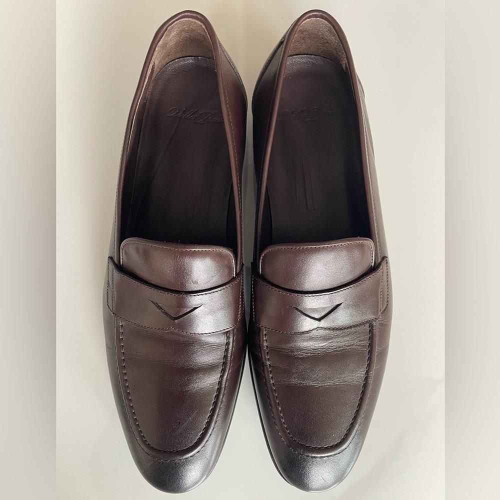 VELLAPAIS Men’s Loafers & Slip-Ons Decalle Penny  Dress Shoes Brown Size US13